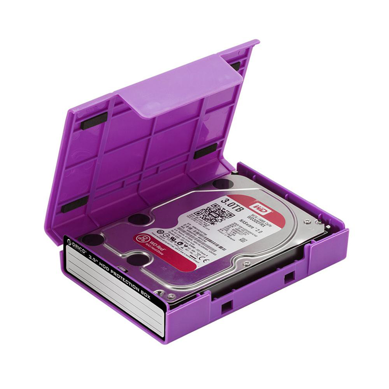 ORICO PHP-35 boîte de disque dur sac de rangement antichoc 3.5 pouces boîte de Protection de disque dur housse de Protection avec fonction étanche: WHITE