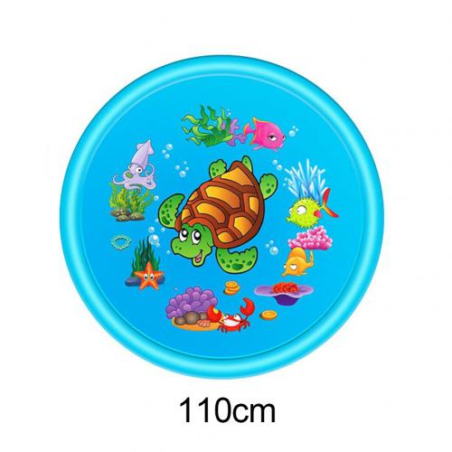 110/170Cm Leuke Schildpad Opblaasbare Spray Water Outdoor Kids Play Mat Sprinkler Pad: 110cm