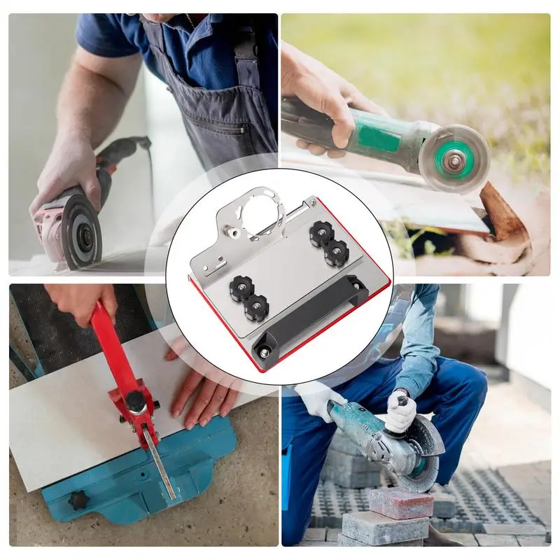 45 ° Outil de chanfreinage de carrelage d'angle support de meuleuse d'angle, coupe de chanfrein de carrelage à 45 degrés pour couper la pierre de céramique de carrelage