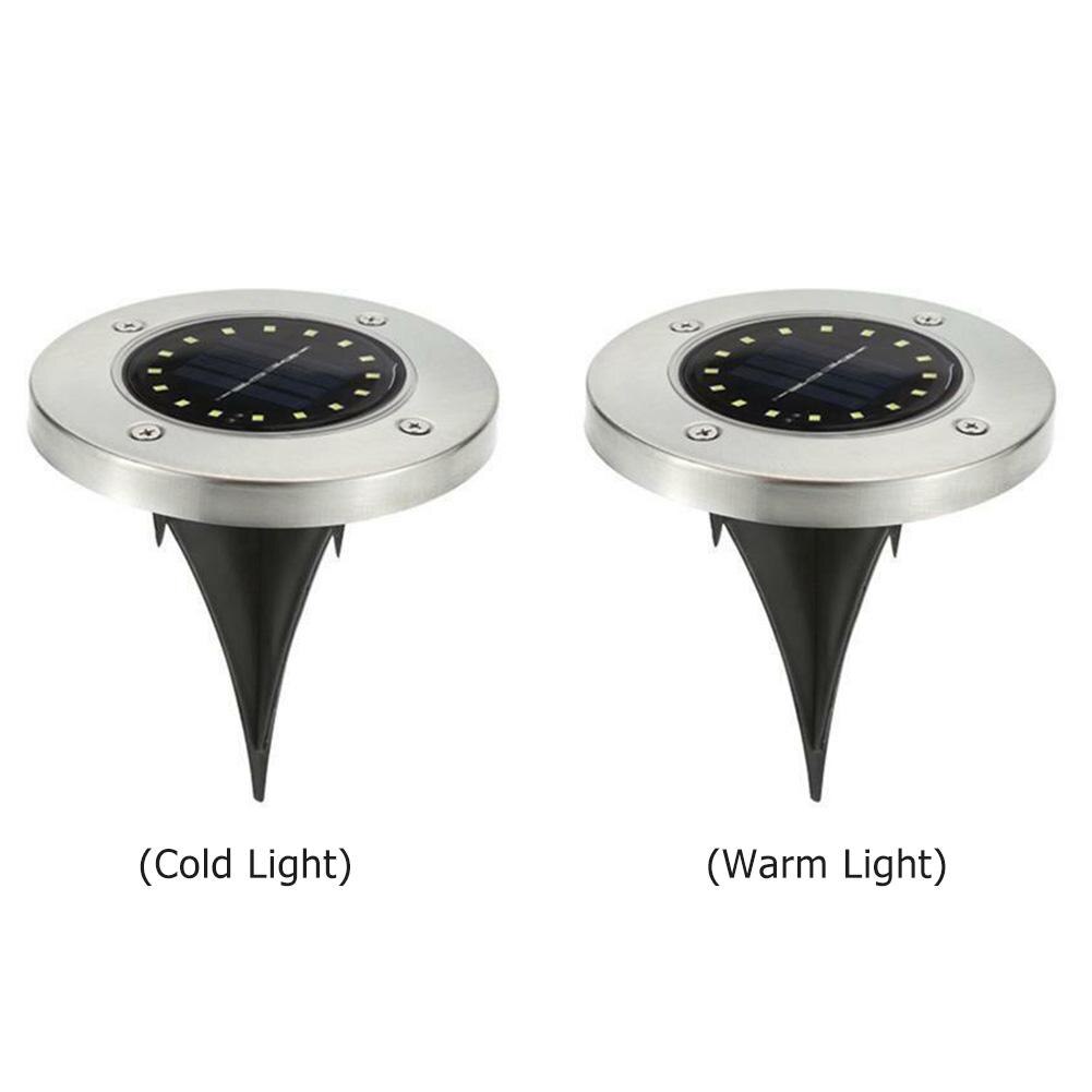 Buried Lamp 20 LED P65 Waterproof Solar Light Ground Lights Outdoor Garden Path Decoration Underground Decking Lampy