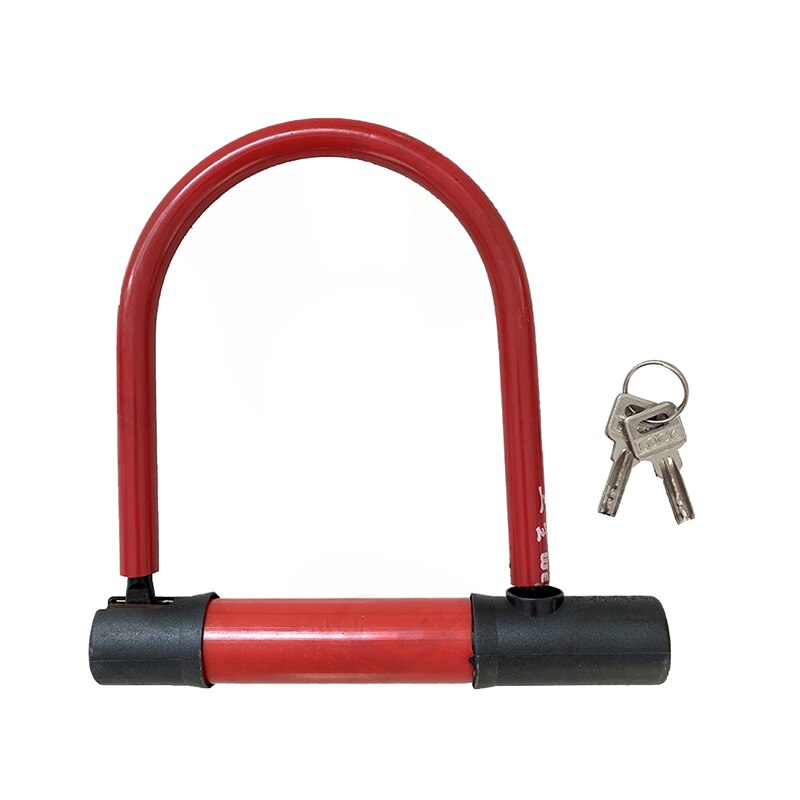 Bicycle Bike U-shaped Lock Steel Cable Anti-Theft Waterproof Motorcycle Security Safety Lock Bike Accessories