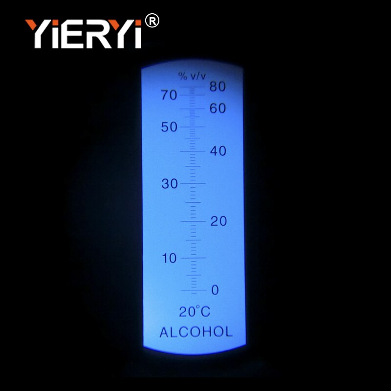Alcohol Refractoeter High Proof With 0-80% Alcohol Easureent Range