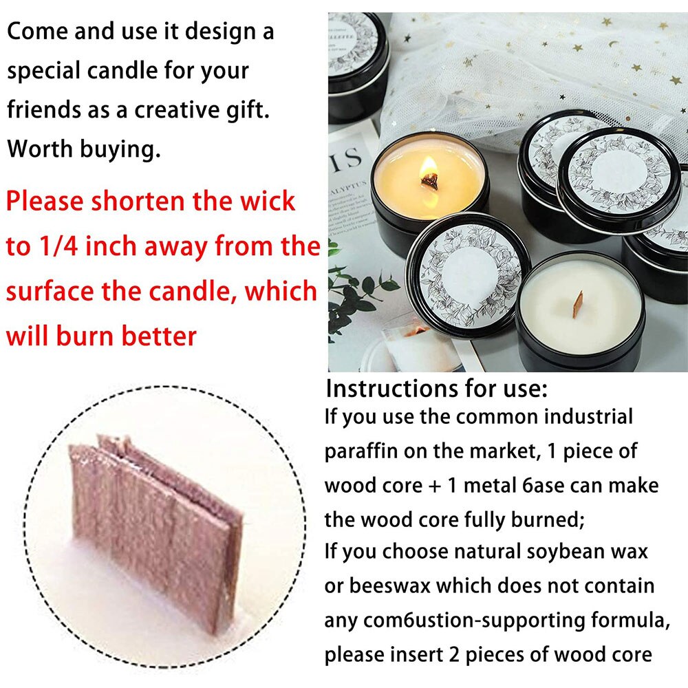 lontjes voor kaarsen kaars lont kaarsen maken kaarsen lont Hout Lont Kaars Wieken Met Base Houten Kaars Lont Set Core Voor Diy Kaars Maken Levert Handgemaakte Soja Parffin Wax lont
