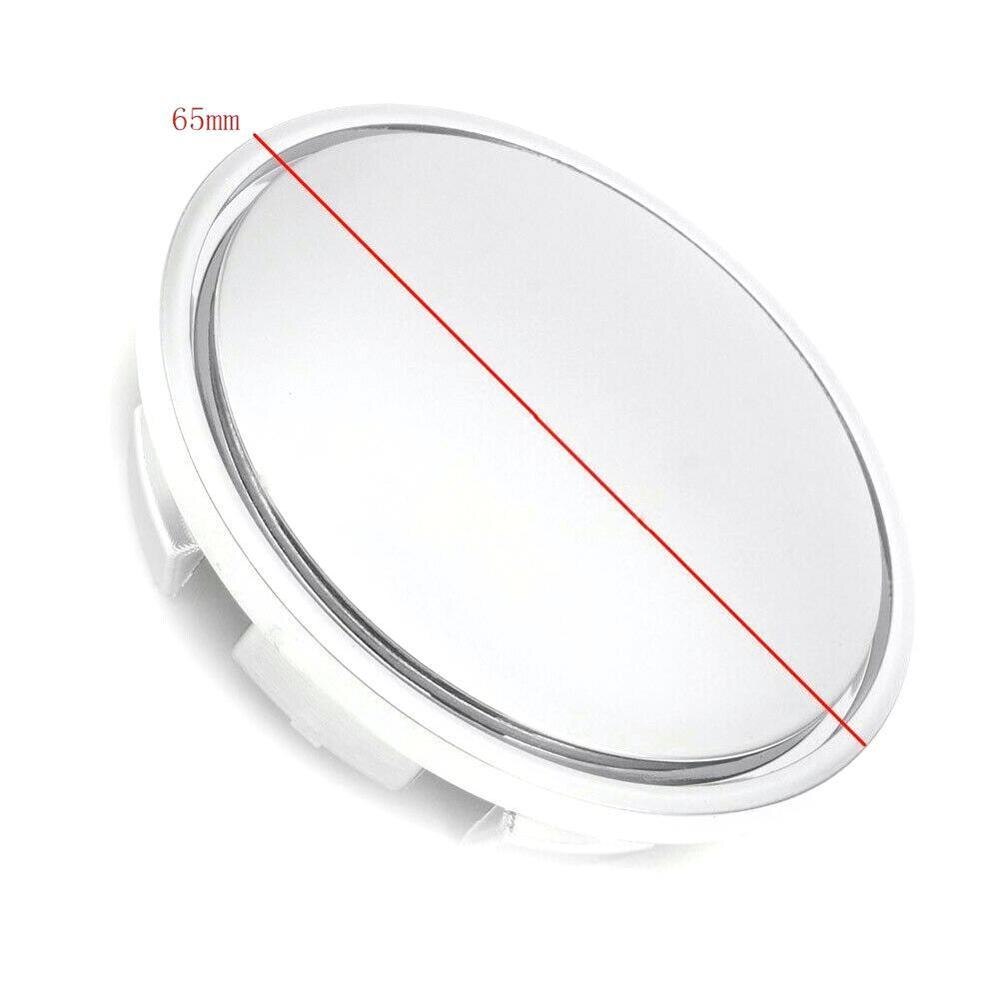 1P universel 65mm Chrome voiture roue capuchon central pneu CC couverture jante Passat plastique pour Magotan moyeu Sagitar bouchon ABS U5D9