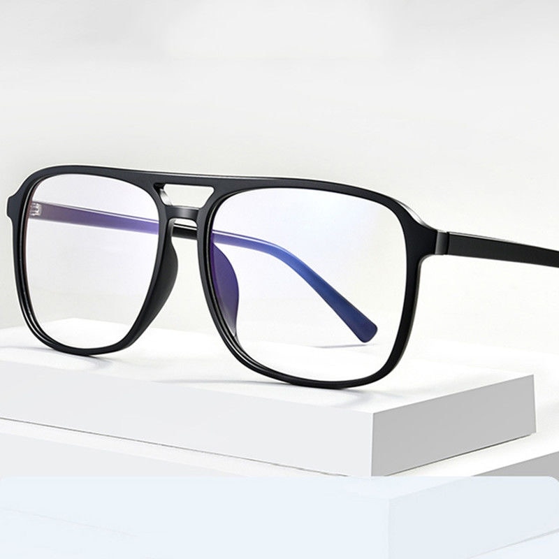 Anti-blue Glasses Men's and Women's Glasses Frame Anti-radiation Glasses Computer Glasses Plain Decorative Glasses