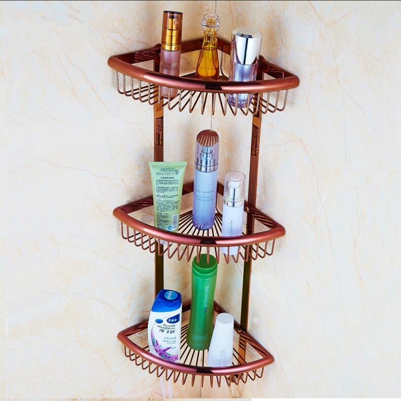 Vidric Wall Mounted Gold/Chrome/Rose Gold Bathroom... Grandado