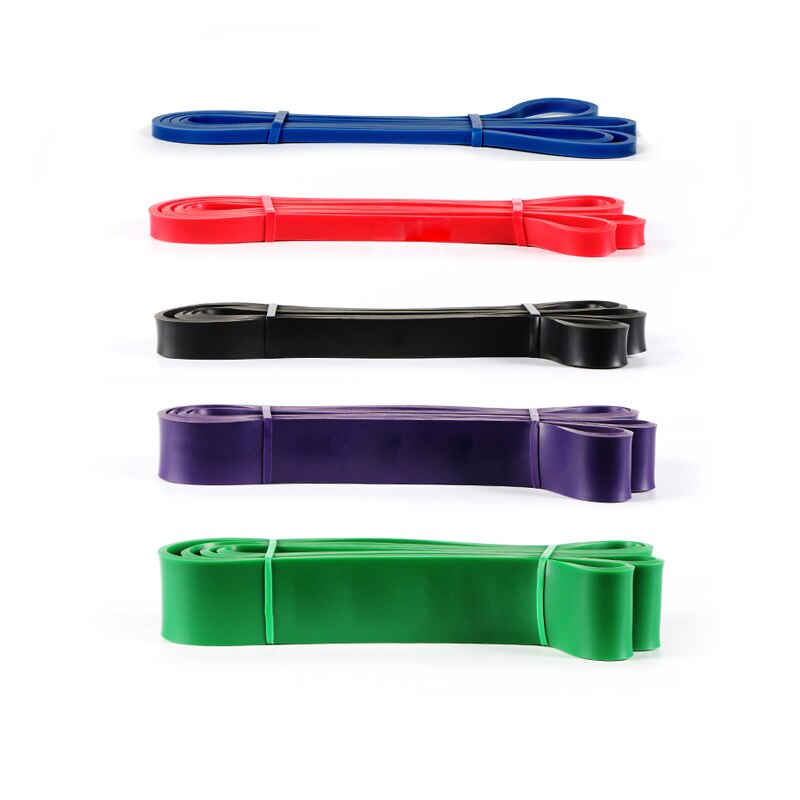 Resistance Bands 208cm 41&quot; Fitness Rubber Pull Up Crossfit Power Latex Expander Hanging Yoga Loop Band with Door Latch Handle