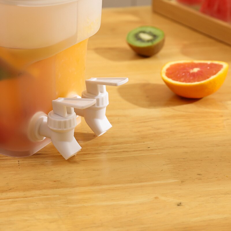 3.5L Water Jug with Faucet Refrigerator Cold Kettle with Tap Lemonade Bottle Drinkware Beverage Dispenser Juice Cold Soak Bottle