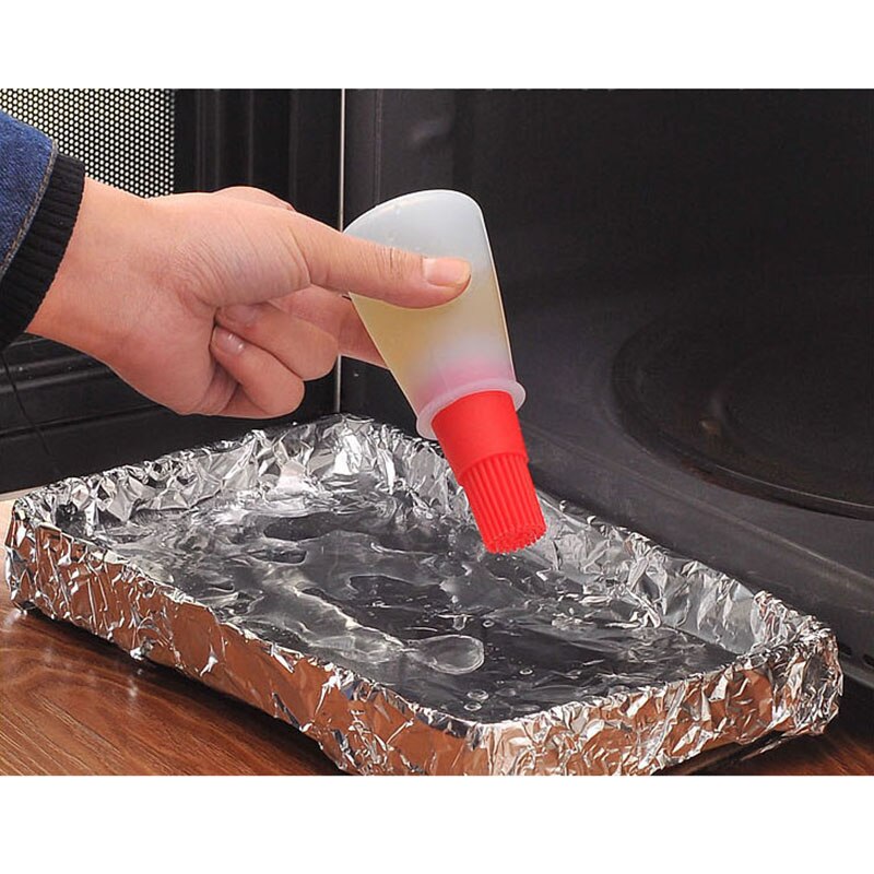 Brosse à huile en Silicone pour badigeonner le Barbecue, facile à nettoyer, brosse à beurre, outils de cuisine, brosse de cuisson pour le contrôle de l&#39;huile