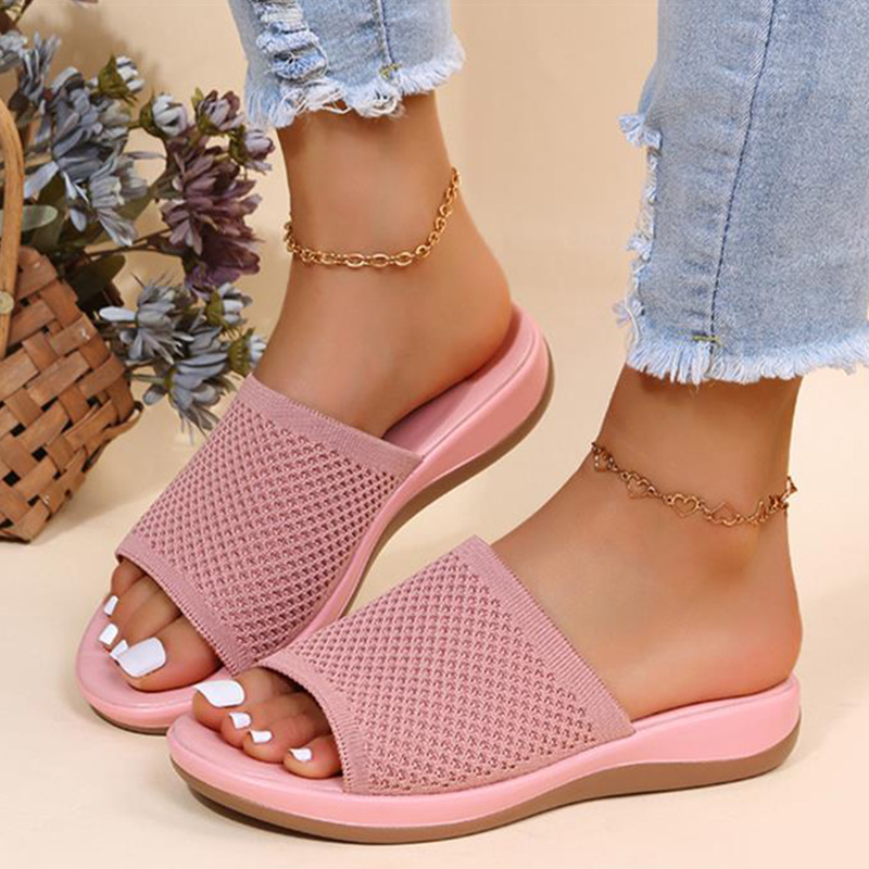 Sandali donna forza elastica scarpe estive sandali piatti da donna pantofola casuale per interni ed esterni sandali estivi per la spiaggia Zapatos Mujer
