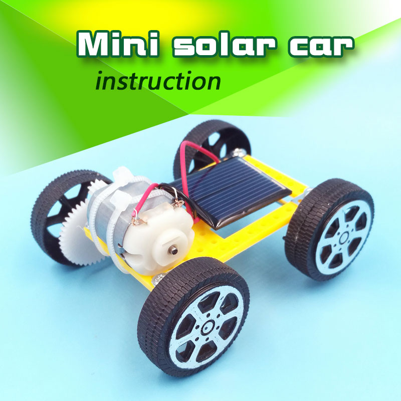 Solar Speelgoed Voor Kinderen 1 Set Mini Aangedreven Speelgoed Diy Auto Kit Kinderen Educatief Gadget Hobby Grappige