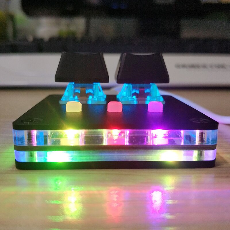 HFSECURITY DIY OSU! Keyboard V4 For Windows 5 Key Gaming Keyboard USB 2.0 RGB Cherry MX Mechanical Keyboard Swap keyboard