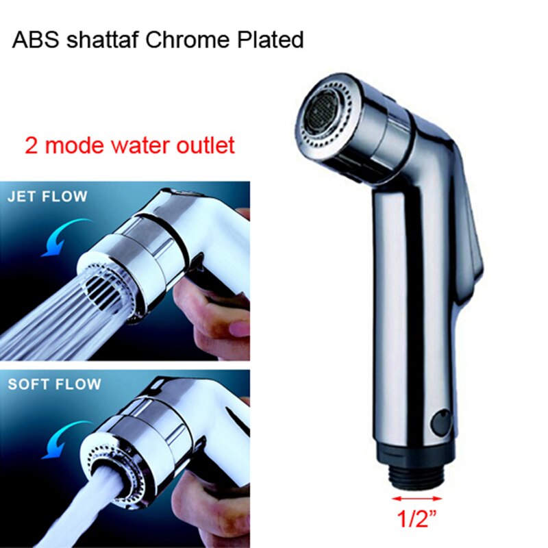 Double Mode Sprayer ABS hand held toilet bidet shattaf spray factory toilet shower PL010