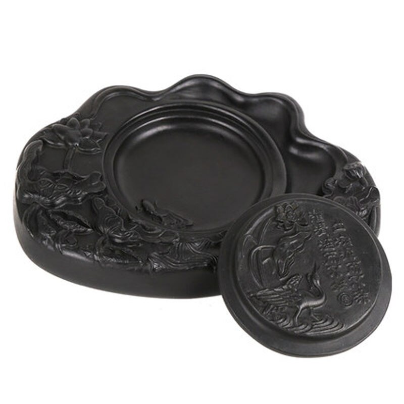 Traditionele Chinese Cheng Ni Steen Antieke Met Cover Inkt Steen Inkstone Inkt Accessoire Voor Praktijk Schrijven Kalligrafie