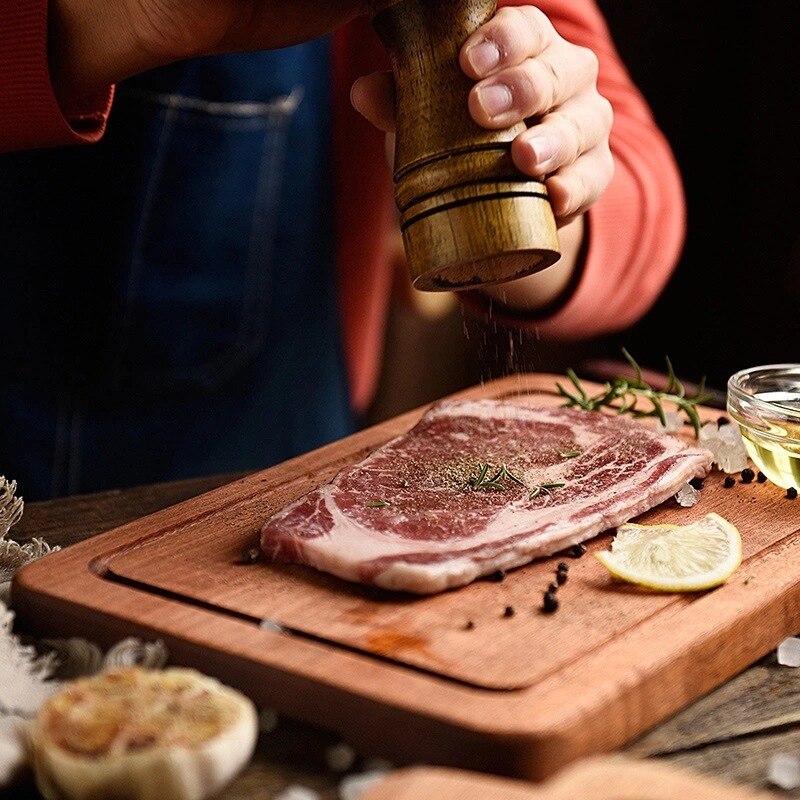 Food Storage Whole Wood chopping board Bread board Sushi plate Real wood tray Pizza board Chopping Blocks Cutting board