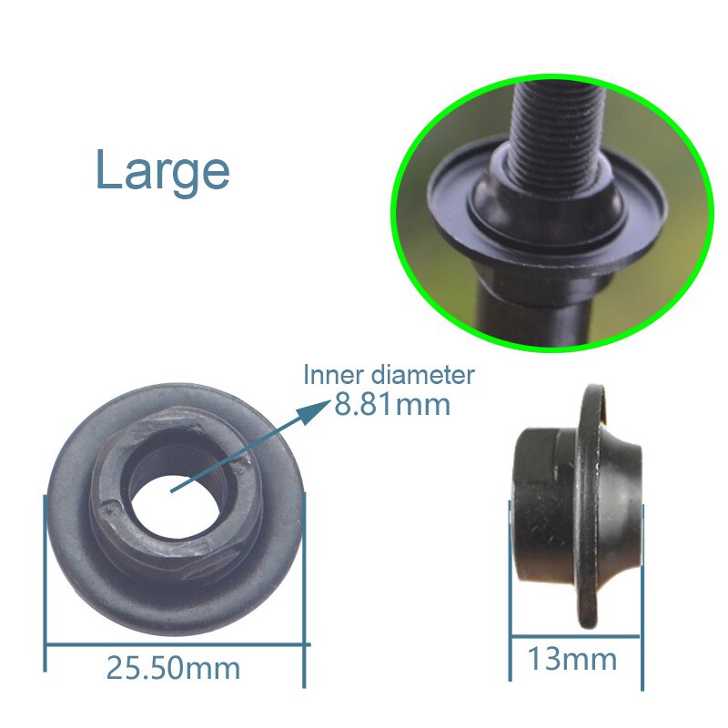 2 pçs/set Porca do Cubo Da Bicicleta Engrenagem Fixa Eixo Dianteiro Traseiro Parafuso S/L Suprimentos Peças Da Bicicleta Peças de Segurança Do Eixo