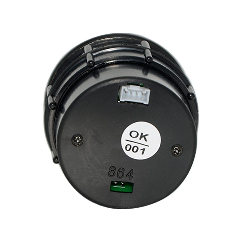 Medidor de temperatura de aceite para coche, LED, 2 ", 52mm, 7 colores, 40-140 Celsius, Motor paso a paso de alta velocidad con Sensor