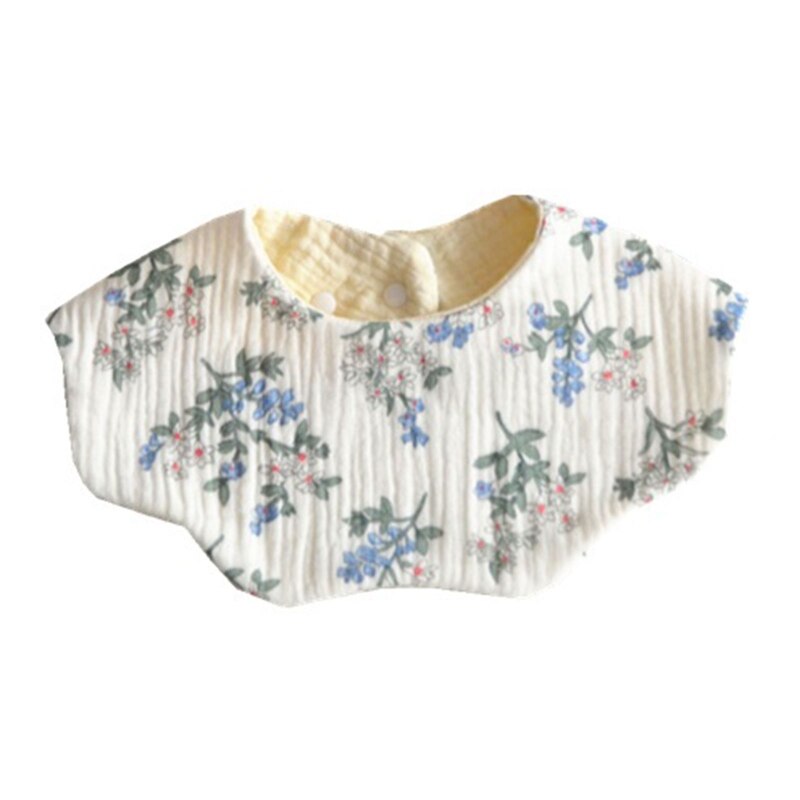 360 Graden Rotatie Burp Doek Baby Bloemvorm Voeden Bib Bandana Sjaal 5-Lagen Puur Katoen Absorberende Speeksel Handdoek
