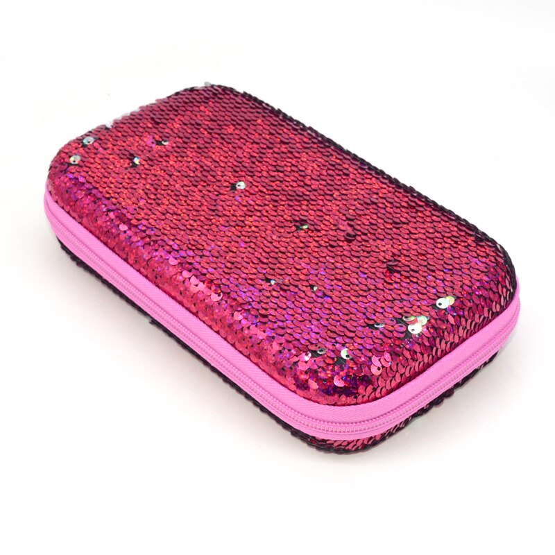Sequin Pencil Case Estuche Escolar Kalemlik Trousse Scolaire Stylo Sequin Pencilcase Box Utiles Escolares Cute Pen Case Astuccio