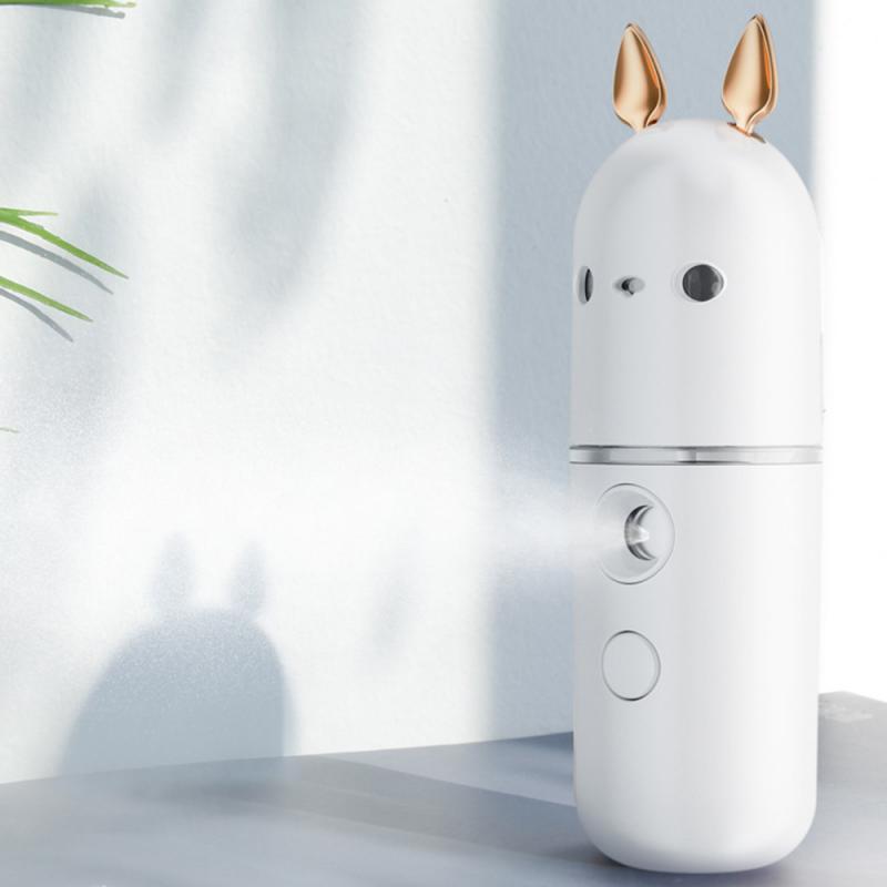 Mini Mist Sprayer Cute Nano Facial Sprayer Cool Mist Face Mister Portable Face Humidifier USB Facial Spray Steamers Skin Care
