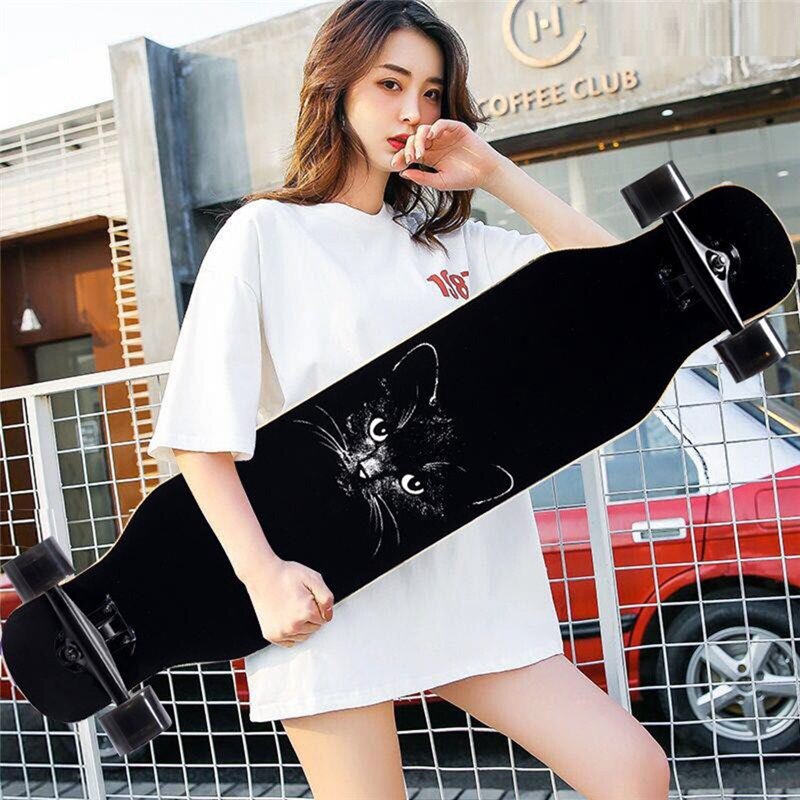 31-zoll Mini Skateboard Longboard Komplette Skateboard Cruiser Lage der Kreuzfahrt Geeignet für Jugendliche oder Erwachsene Anfänger