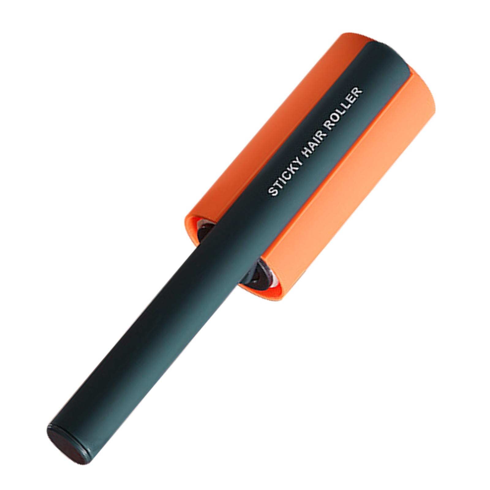 Sticky Lint Roller Wasbare Sterke Stickness Dust Pet Hair Remover Voor Kleding Tapijt Meubels Reinigen Stof Pluizenborstel: Orange