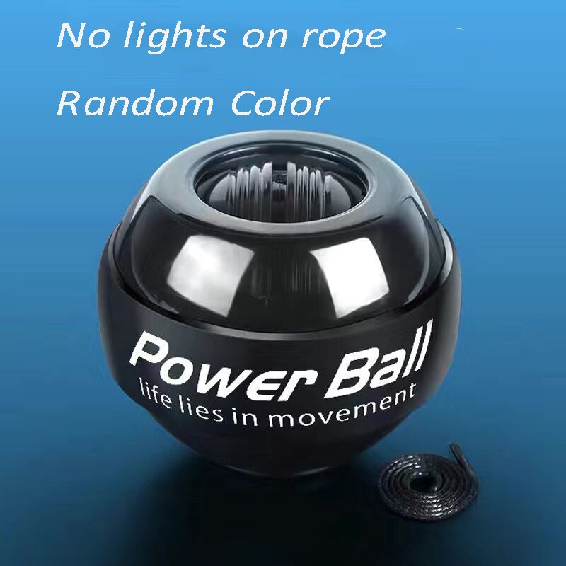 Self-starting Powerball Wrist Power Hand Ball Muscle Relax Spinning Wrist Trainer Exercise Equipment Strengthener with LED Light: violet