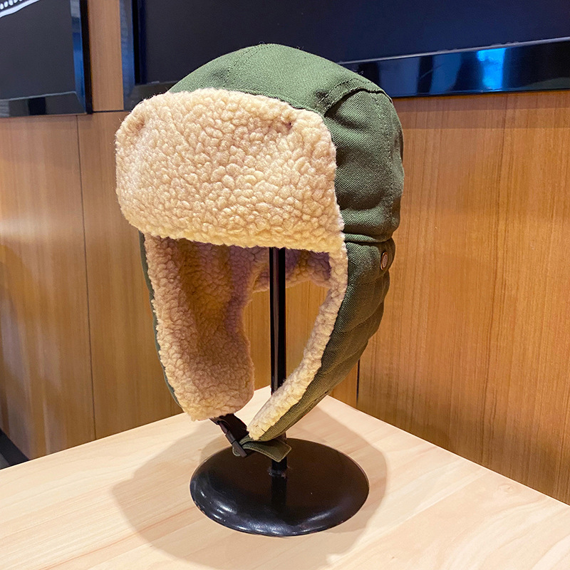 Bomberhoed Mannen Vrouwen Dikke Warme Russische Ushanka Bontmuts Mode Mannelijke Vrouwelijke Muts Zwart Grijs Oorklep Ski Russische Cap: Goud