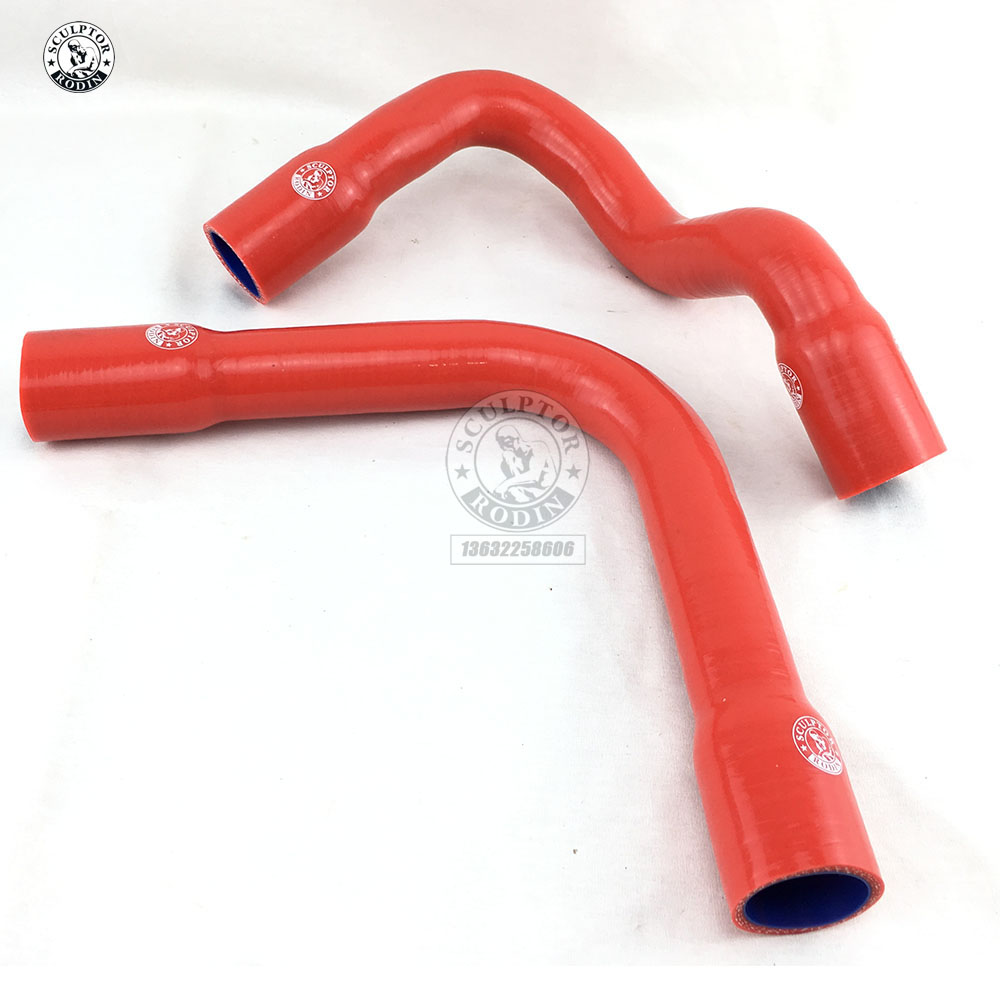 Mangueira de radiador de silicone para bmw e36 z3/318i/ic/is/ti m42/m44 92-99 (2 peças) vermelho/azul/preto: K8-54 RED