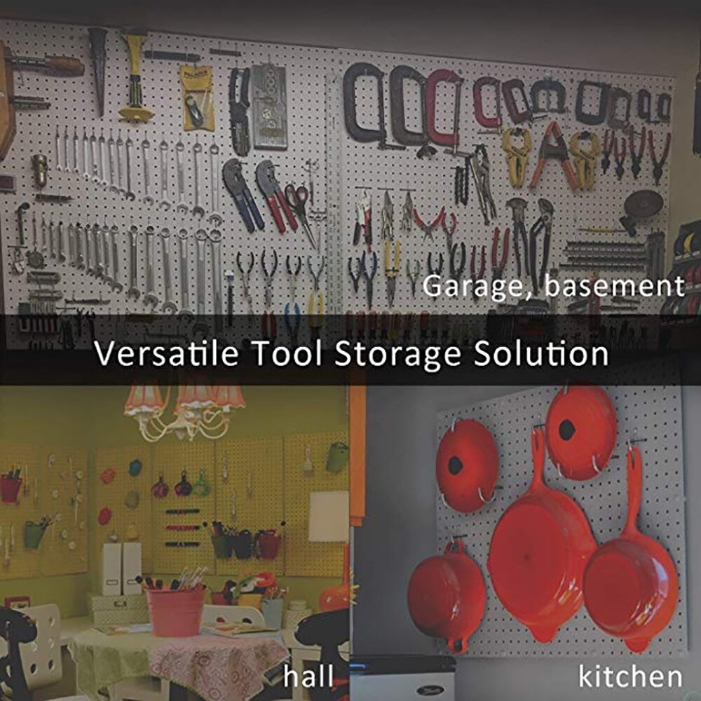 80 stk gittervæg metal display kroge opbevaringsstativer detail butik pind sikkerhedsvarer hylde netholder hænge passer panel pegboard krog