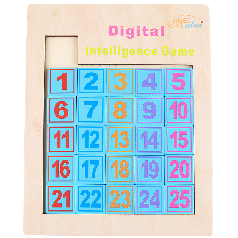 KEDSKID Sudoku Puzzle Toy - Wooden Digital Learning Game for Kids & Adults