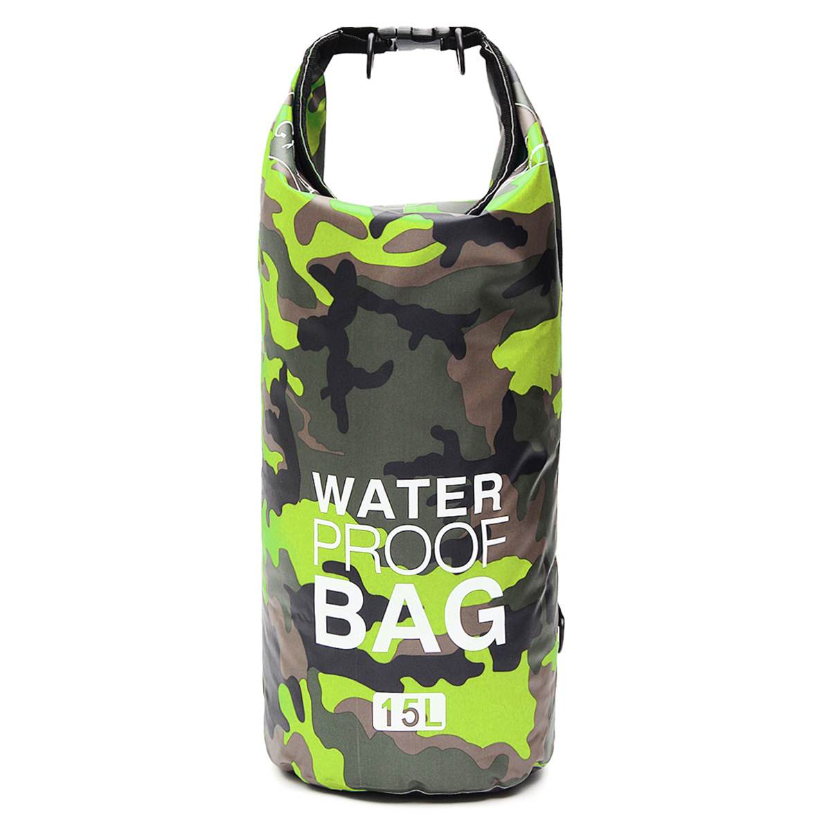 15L PVC Waterproof Dry Bag Camp Outdoor Camouflage Diving Foldable Man Women Beach Swimming Bag Rafting River Ocean backpack: 5