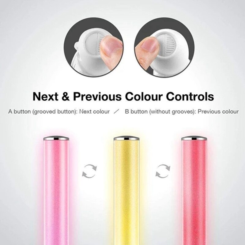 15 couleurs changent le bâtons lumineux LED, les bâtons lumineux de Poi ical, les lumières fluorescentes de Camping de baguettes de néon de lumière de partie