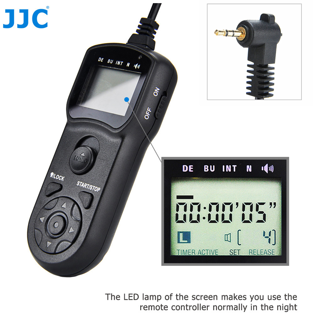 Jjc DMW-RSL1 Intervalmeter Timer Afstandsbediening Voor Panasonic G7 GH5 GH4 S5 S1 S1R S1H GX8 GX7 FZ300 FZ1000 FZ200 FZ150 FZ100