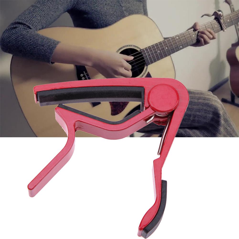 Electric Guitar Alloy Tune Clamp Key Trigger Capo for Acoustic Electric Guitar Musical Guitar Capo Guitar Accessories