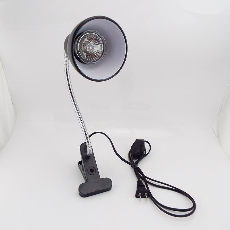 Lámpara para reptiles de mascotas, soporte de bombilla con Clip, 110V, Tortuga, Kit de calentamiento UVB + UV, luz para tortugas, lagartos, iluminación, enchufe de EE. UU. E27