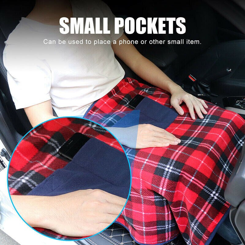 Couverture chauffante électrique USB 88x65cm, couverture chauffante plus épaisse, Thermostat, couverture chauffante électrique