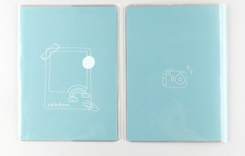 Note til pvc-omslag  a5 a6 blomsterprintet gennemsigtig softcover til monteret journalomslag: A5 pvc dæksel-c