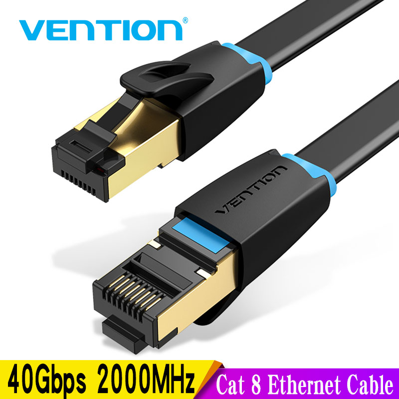 Ventie Kat 8 Ethernet Kabel Netwerk Kabel Hoge Snelheid 40Gbps Sftp Draad Internet Patch Kabel Met RJ45 Connector Voor router Modem