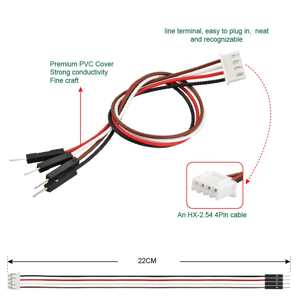 Keyestudio 8X16 Led Dot Matrix Board Module Met Ph 2.54 Connector + 4Pin Kabel Voor Arduino