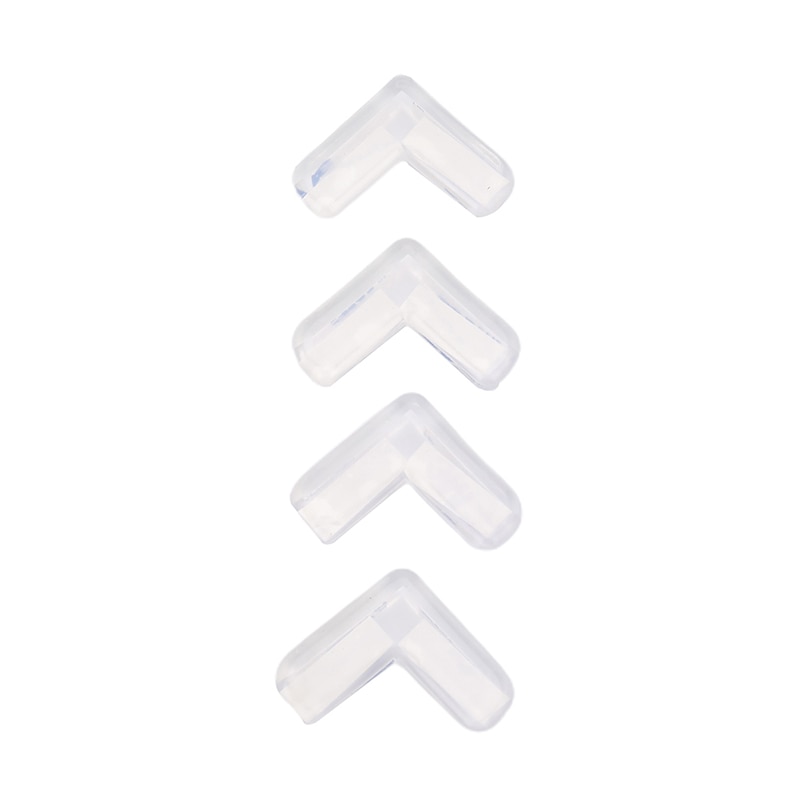 4pcs Silicone Children Baby Safety Protector Furniture Corner Guards Table Protection Cover Anticollision Edge Guards Home