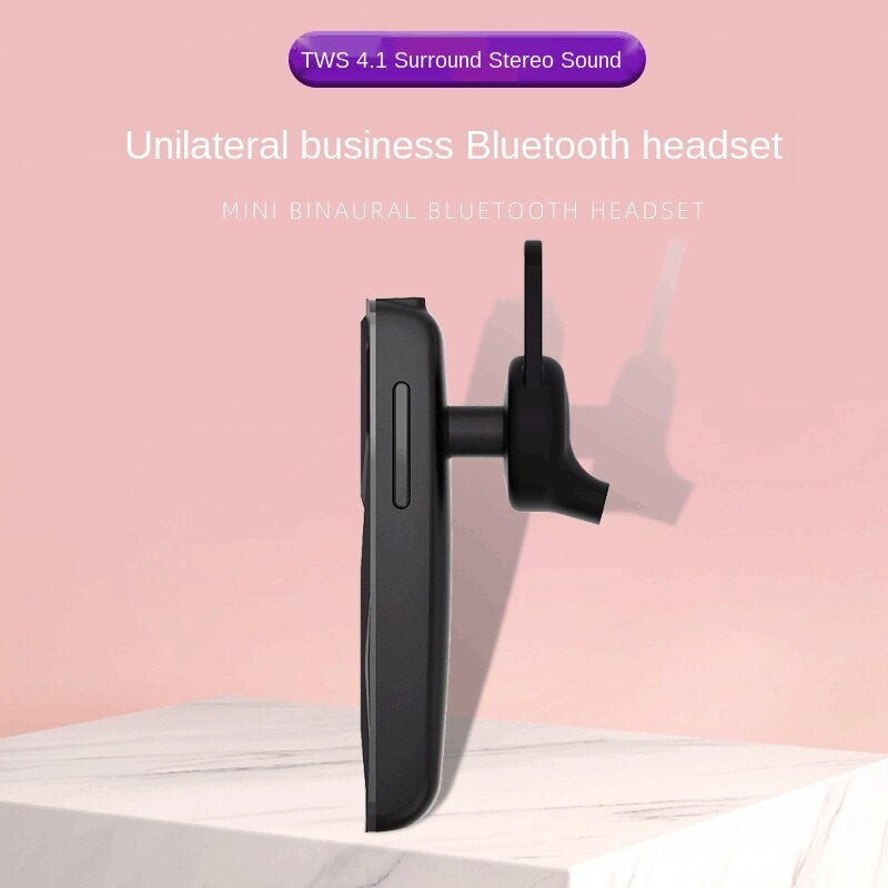 Draadloze Bluetooth Hoofdtelefoon On-Board Oortelefoon Zakelijk Gesprek Single-Ear Langdurige Standby Bluetooth Hoofdtelefoon