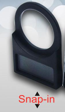 Button Signboard Button Signal Indicator Power Lamp 22mm Letter Frame Button Switch Guidepost Word Plate: 30MM Snap-in