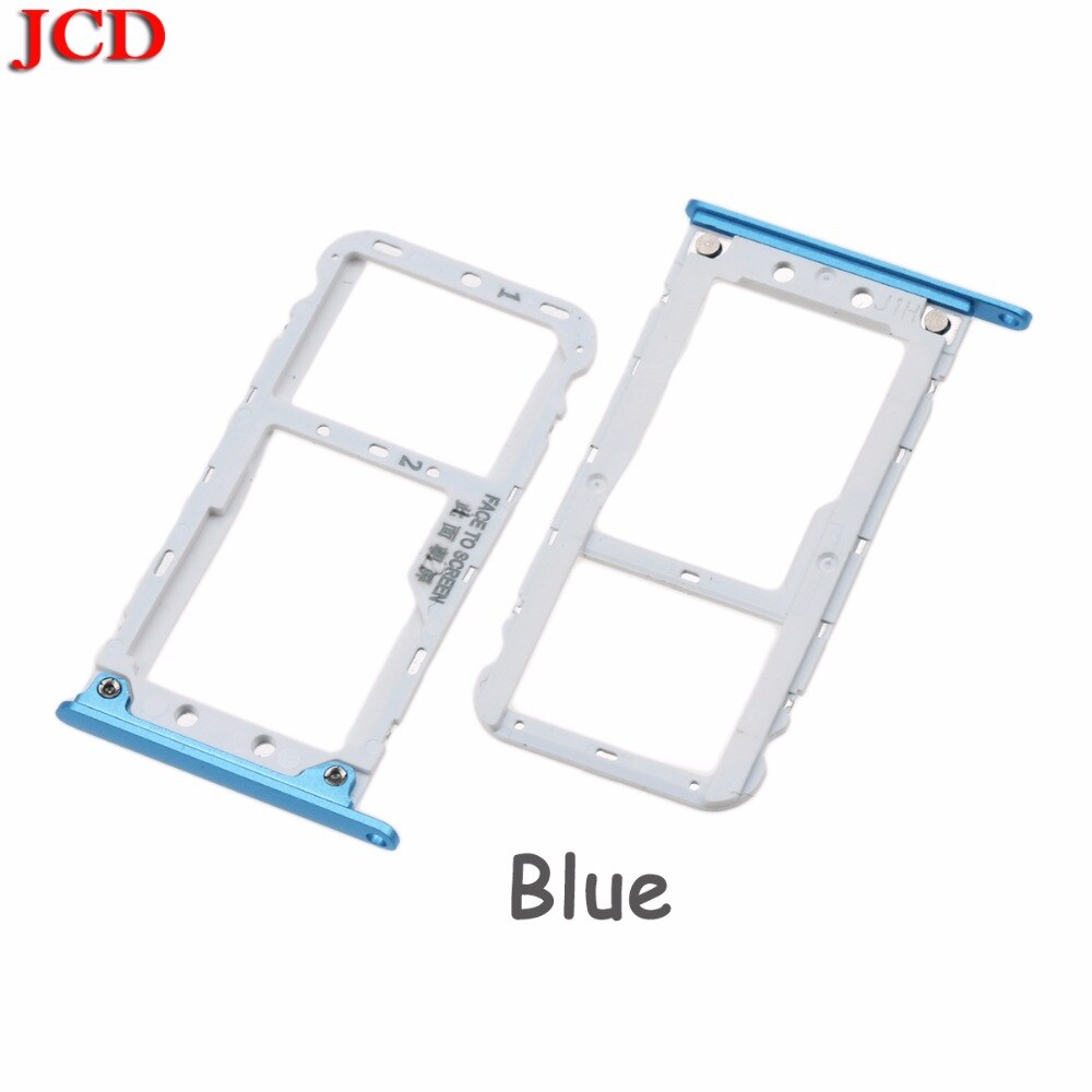 JCD SIM Card Tray Socket Slot Holder Adapters For Xiaomi for Redmi Note 5 Sim Cards Adapters Phone Replacement Spare Parts