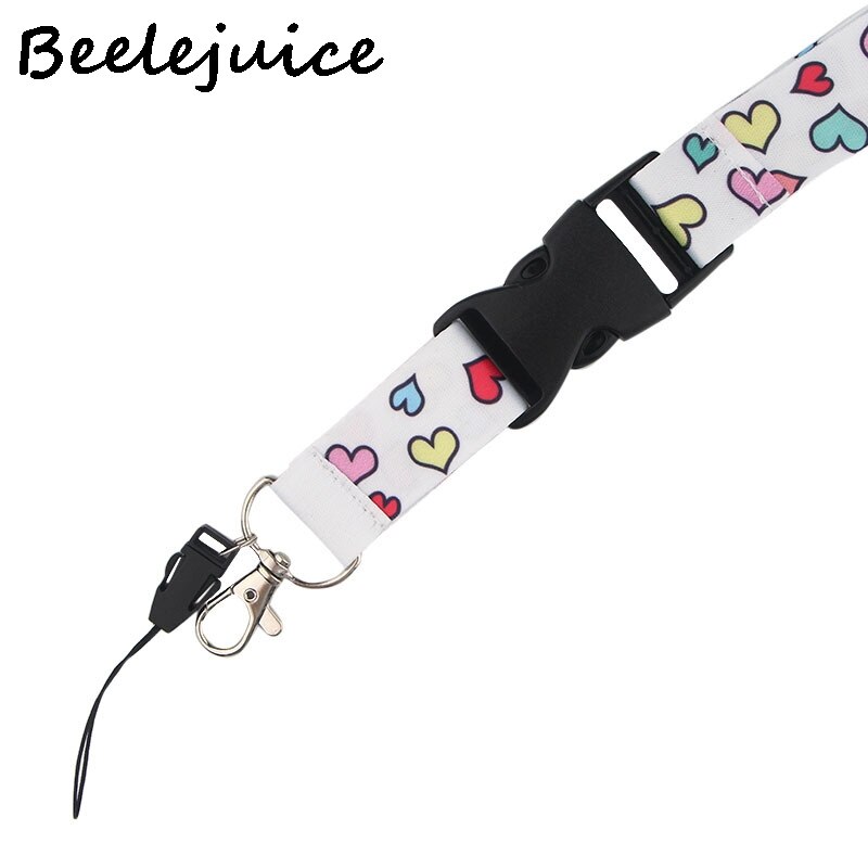 Kleurrijke Regenboog Liefde Lanyards Cool Neck Strap Omboordsels Linten Telefoon Keys Id Kaarthouder Lanyard Voor Sleutels Diy Hang Touwen