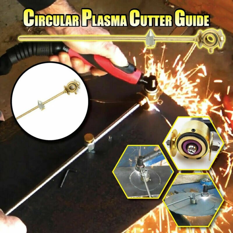 Plasma Cutter Copper Guide Cutting Torch Circular Roller Guide Wheel Circle Welding Tool For Cutting Straight Lines Curves