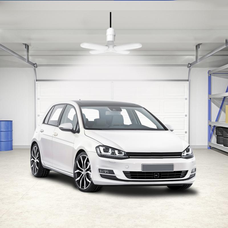 E26 LED Garage Light Deformable Industrial Lighting 85-265V High Bay Light Garage Lamp For Workshop Garage