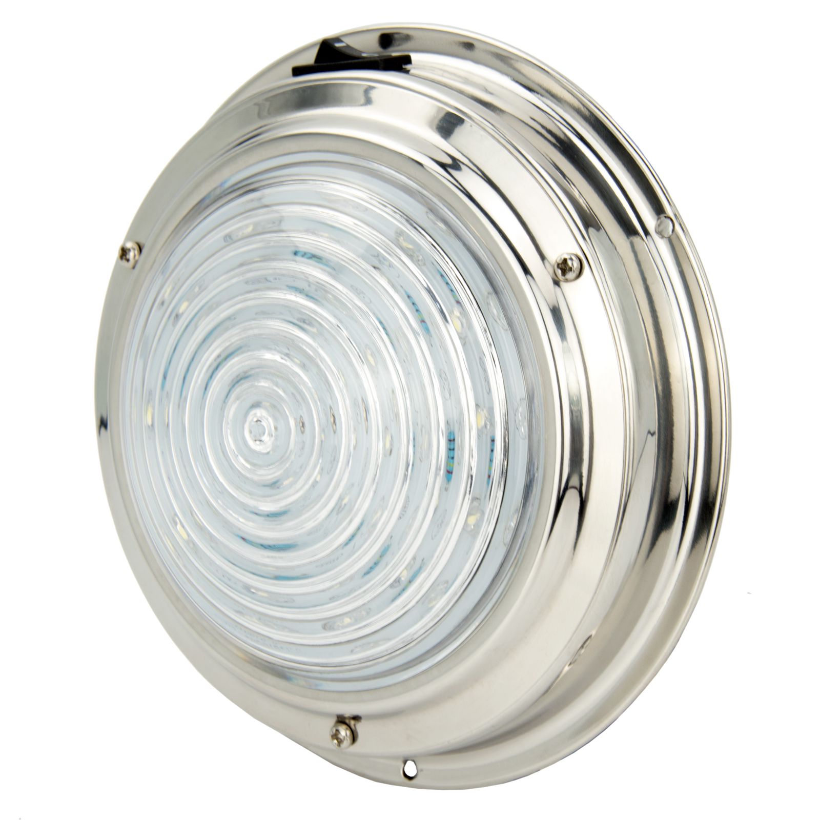 LED Dome Light 12V Ceiling Fixture for Camper Trailer Marine Motorhome 5.5Inch
