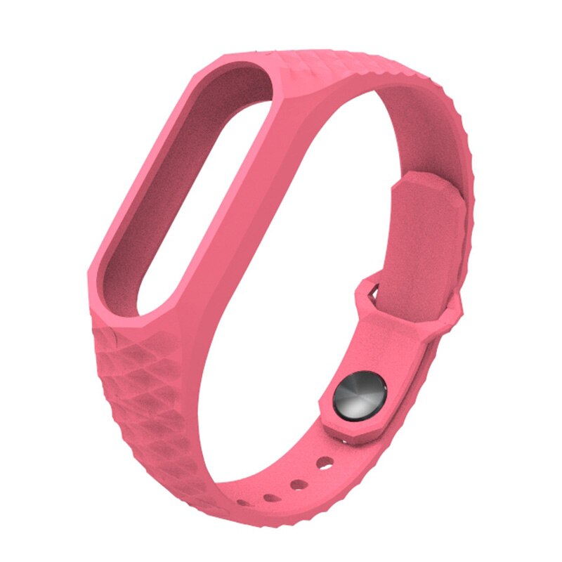 For Xiaomi Mi Band 2 Strap for Smart Watches Silicone Aurora Bracelet Wristbands for Xiomi Miband 2 Correas My Bend Straps Sport: pink