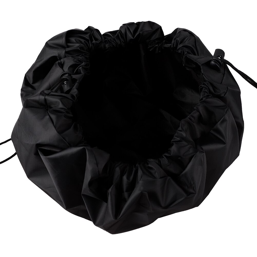 Universal Surfing Wetsuit Change Mat/ Waterproof Nylon Carry Bag Black Storage Changing Mat Wetsuit Handle Straps Surf Bag